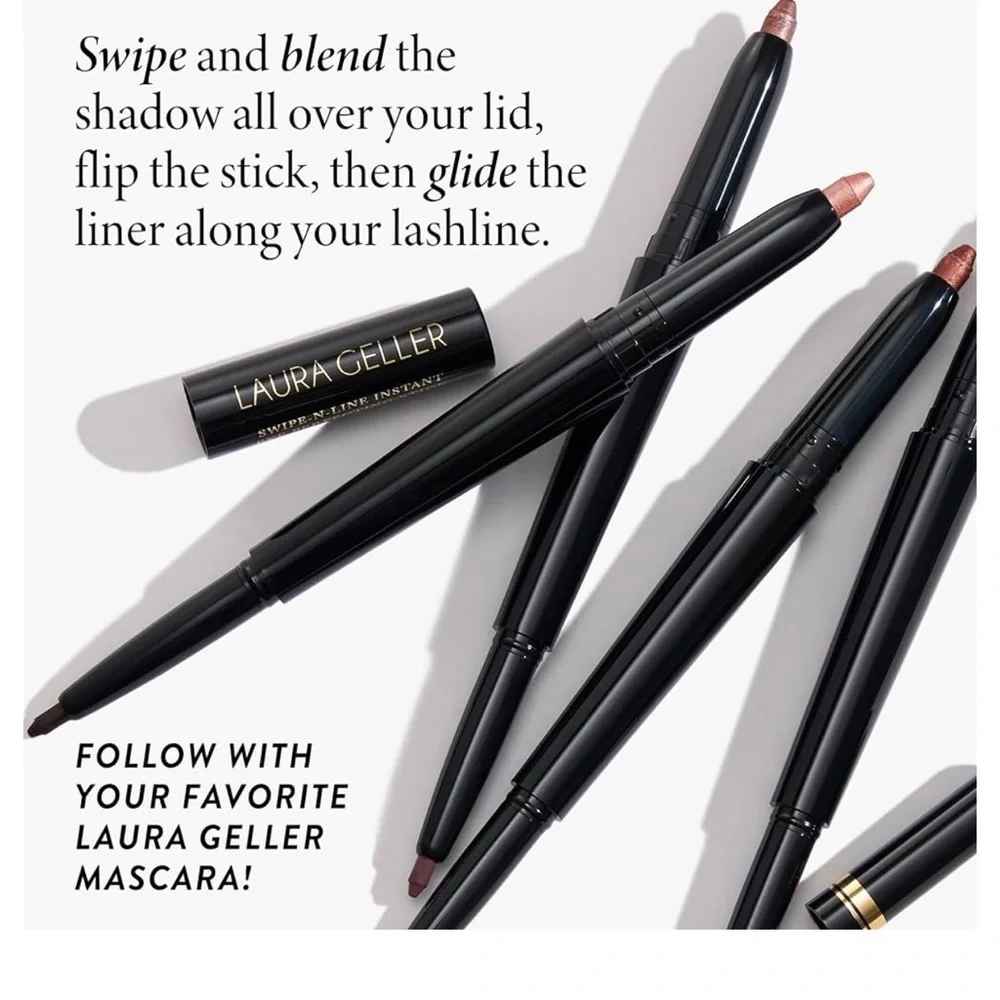 Laura Geller Make It Double Eyeshadowdow Sticker & Powder Shade Champagne
